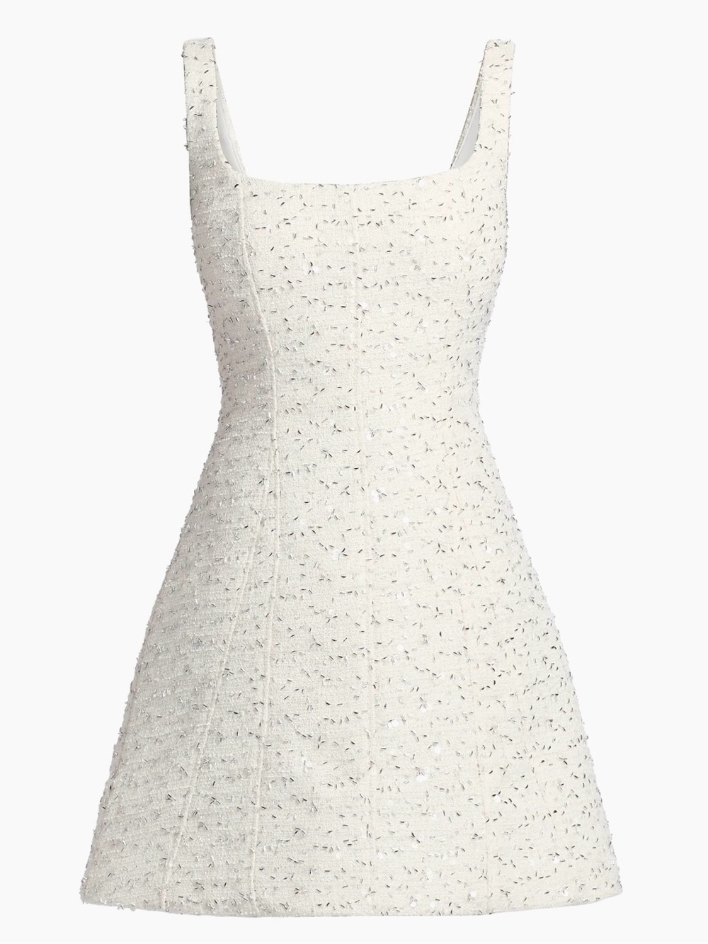 As It May Emery Beaded Tweed Minidress sparkle sequin bridal after party second